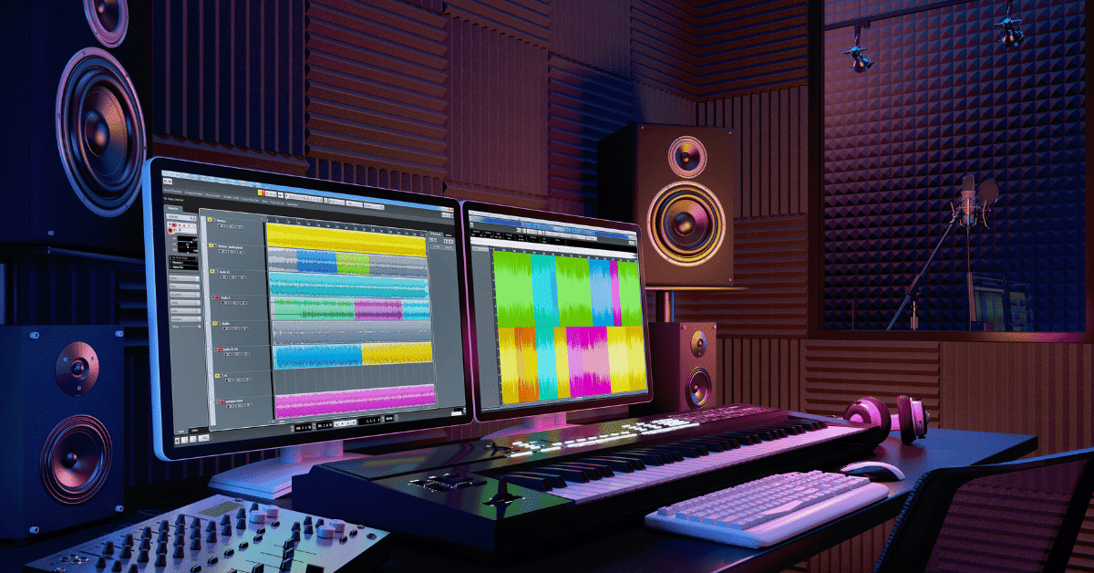 music studio monitors